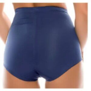 Hi Waist Microfiber Full Cover/Blue/Small
